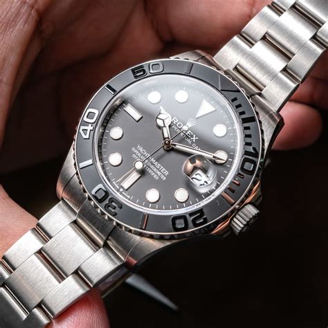 rolex new yacht master titanium|rolex yacht master 42 investment.